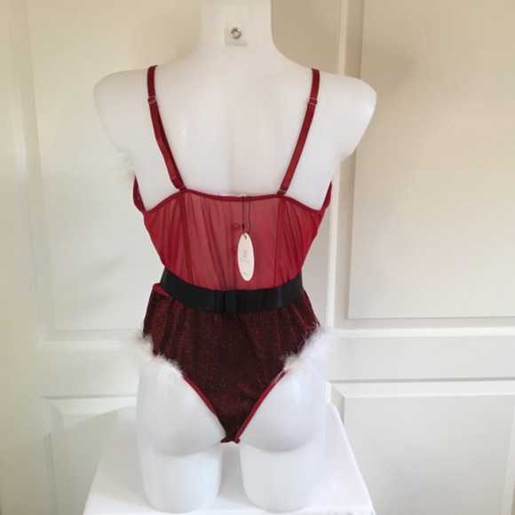 Women’s Christmas Bodysuit Corset Lingerie - Picture 4 of 7